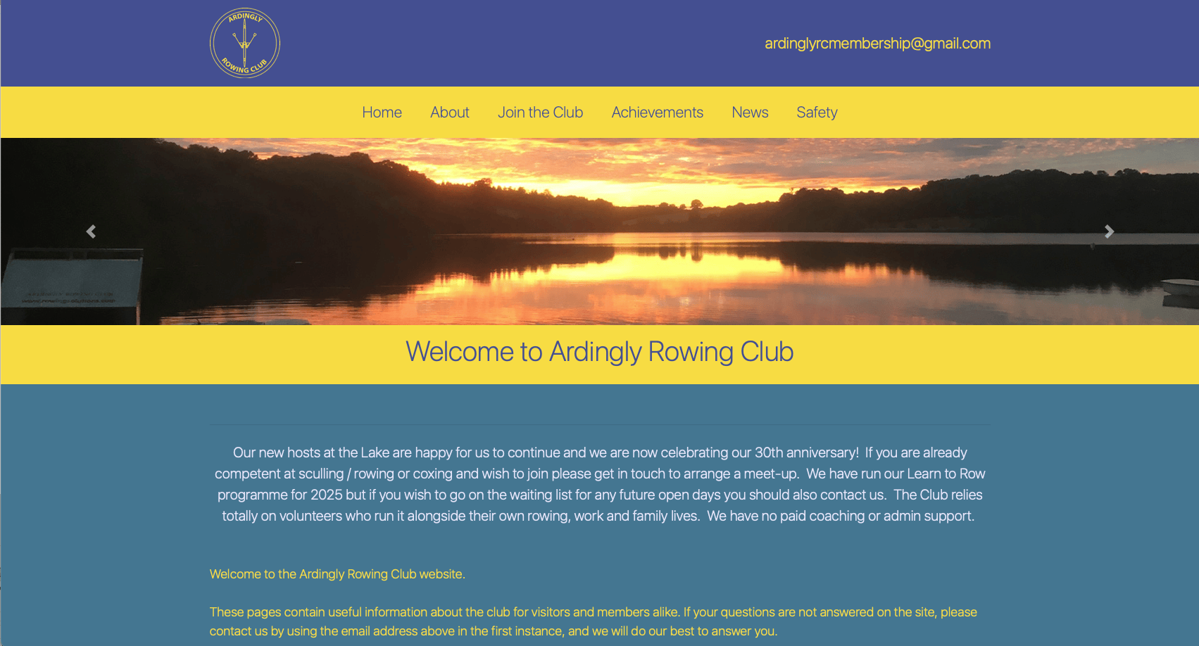 Ardingly Rowing Club.