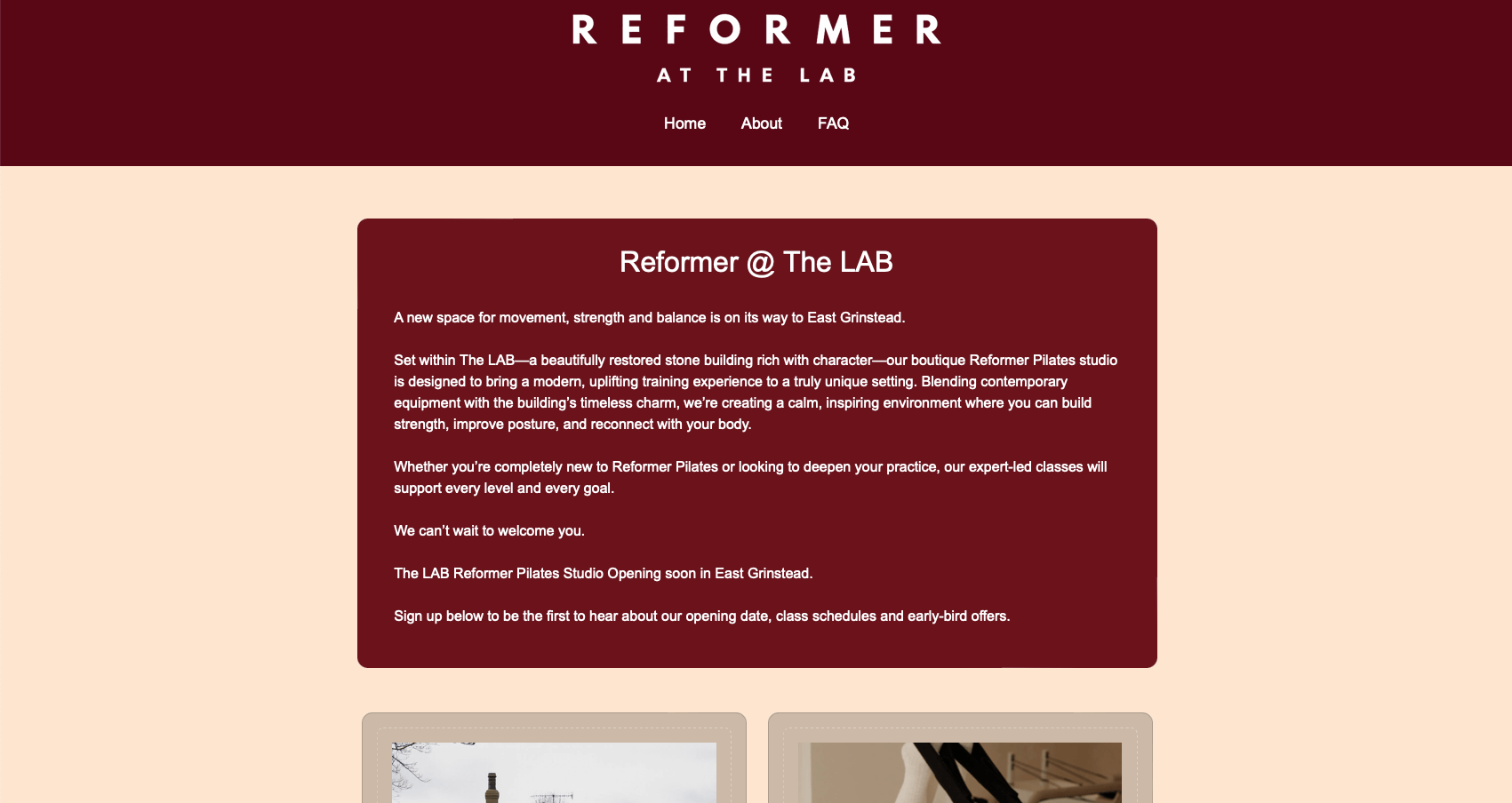 The Reformer At The Lab